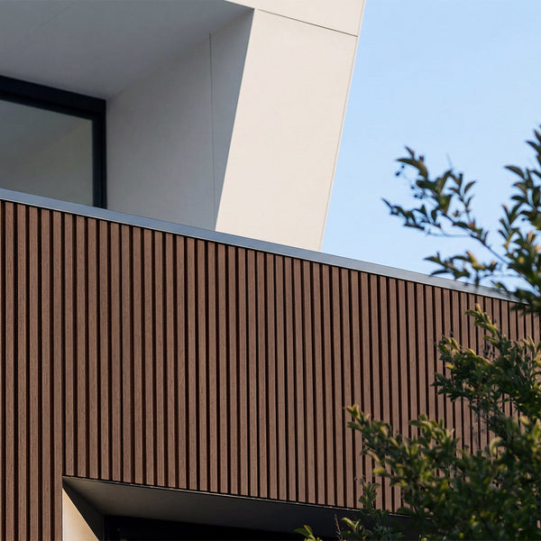 Gevelbekleding Pakket | Tripel profiel: Teak