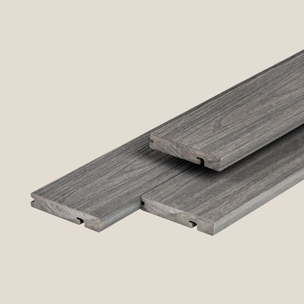 Composiet Eindplank | Massief: Dark Grey
