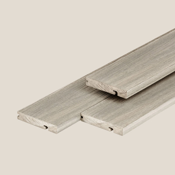 Composiet Eindplank | Massief: Light Grey