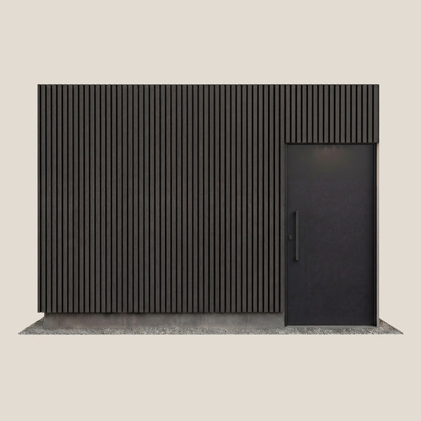 Gevelbekleding Pakket | Tripel profiel: Ebony Black