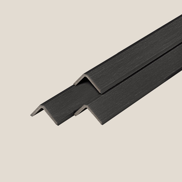 Composiet Vlonderplanken | Hoekprofiel: Ebony Black