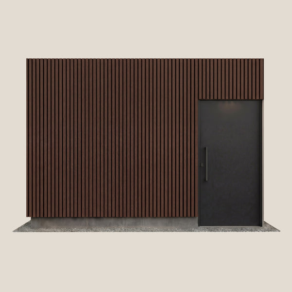 Gevelbekleding Pakket | Tripel profiel: Ipé