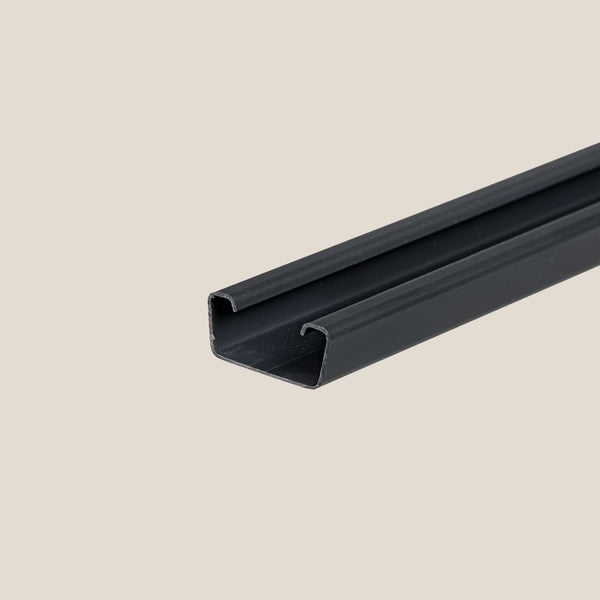 Klemprofiel voor bestaande betonpalen | 180cm | PVC: Antraciet