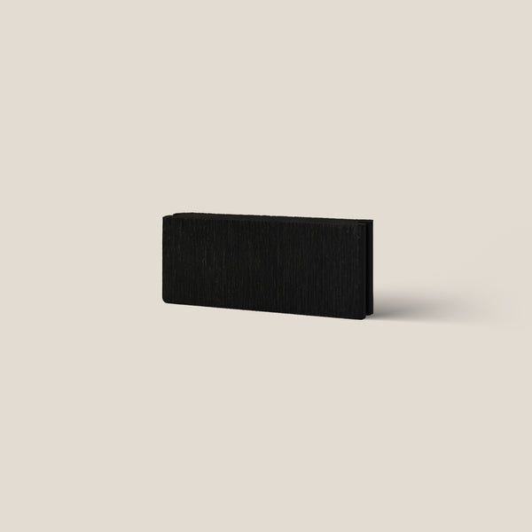 Vlonderplanken Kleurstaal | Massief: Ebony Black