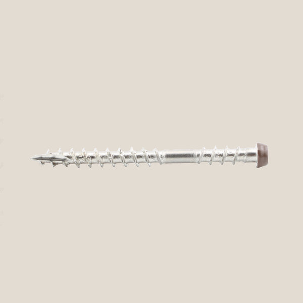 75x Vlonderplank schroef | M5,3 x 58: Cedar