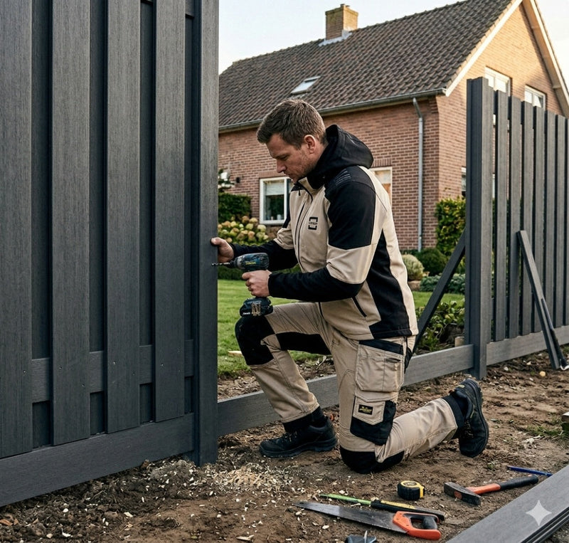 Schuttingen - Afwerking