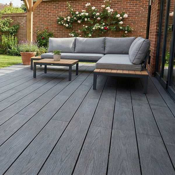 Vlonderplanken Pakket | Massief: Dark Grey