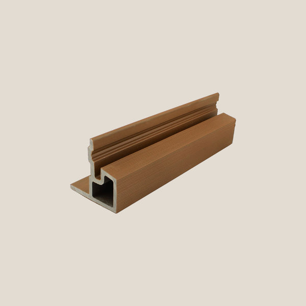 Composiet Gevelbekleding | Eindprofiel: Teak
