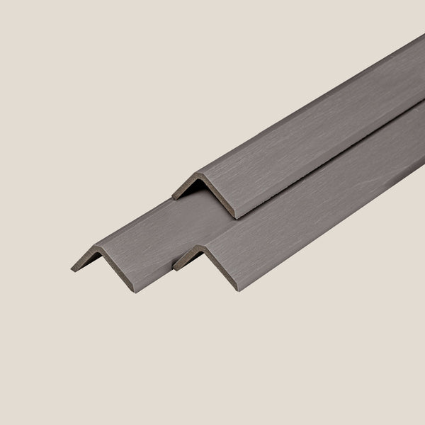 Composiet Vlonderplanken | Hoekprofiel: Dark Grey