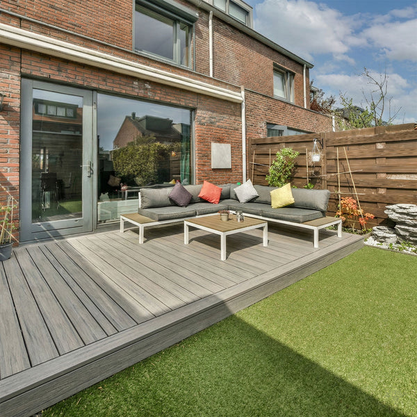 Composiet Vlonderplank | Semi-massief: Light Grey