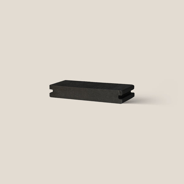 Vlonderplanken Kleurstaal | Massief: Ebony Black