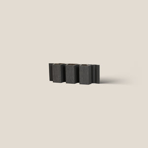 Composiet Gevelbekleding Kleurstaal | Tripel profiel: Dark Grey