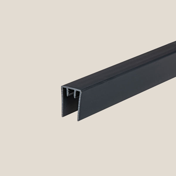 U-bovenprofiel voor bestaande betonpalen | 180cm | PVC: Antraciet